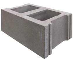 Cement Block: 12" - 2 Hole