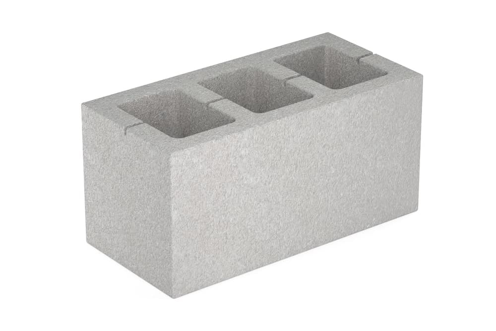 Cement Block: 8" - 3 Hole (standard)